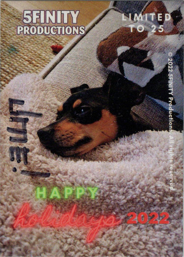 2022 5finity Happy Holidays Sketch Card Jme Foronda