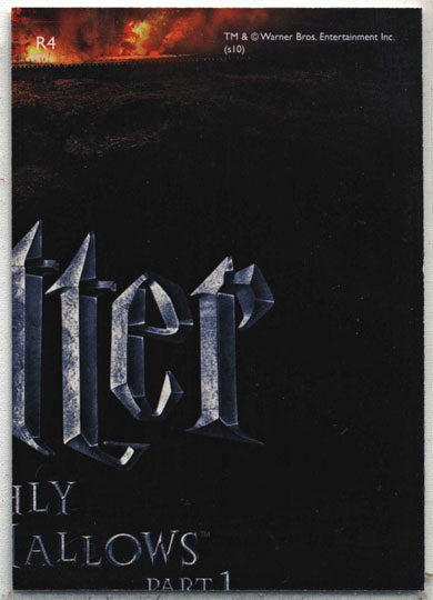 Harry Potter And The Deathly Hallows Part 1 Foil Puzzle Chase Card R4