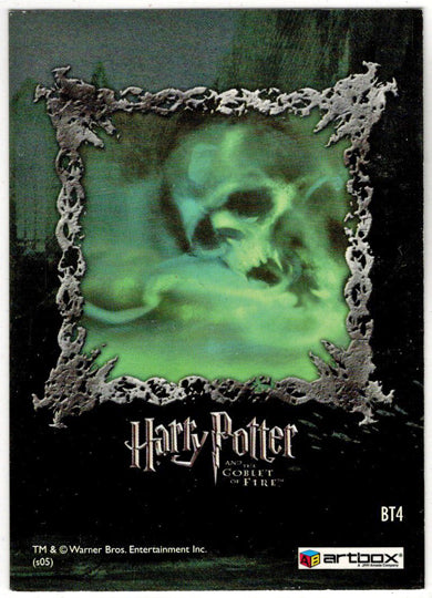 Harry Potter And The Goblet Of Fire Foil Box Topper Card BT4