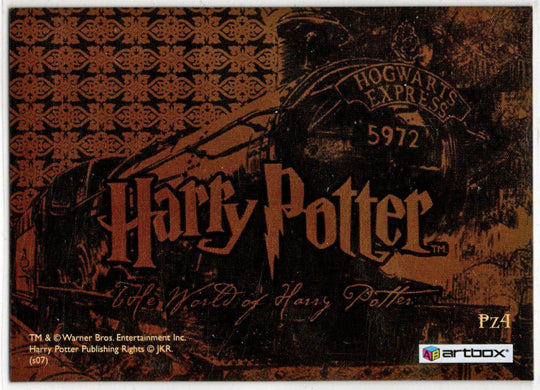 World of Harry Potter In 3D 1st Edition Lenticular Puzzle Card PZ4