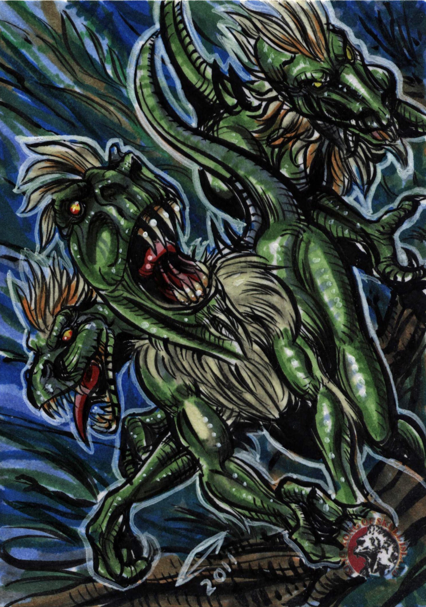 5finity JAM 2011 King Kong Sketch Card by Anthony Hochrein