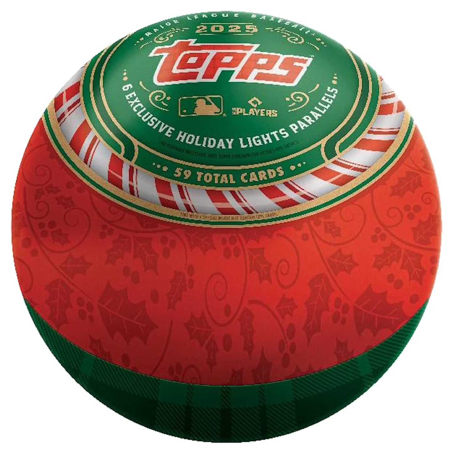 2025 Topps Baseball Holiday Sealed Box of 3 Tins