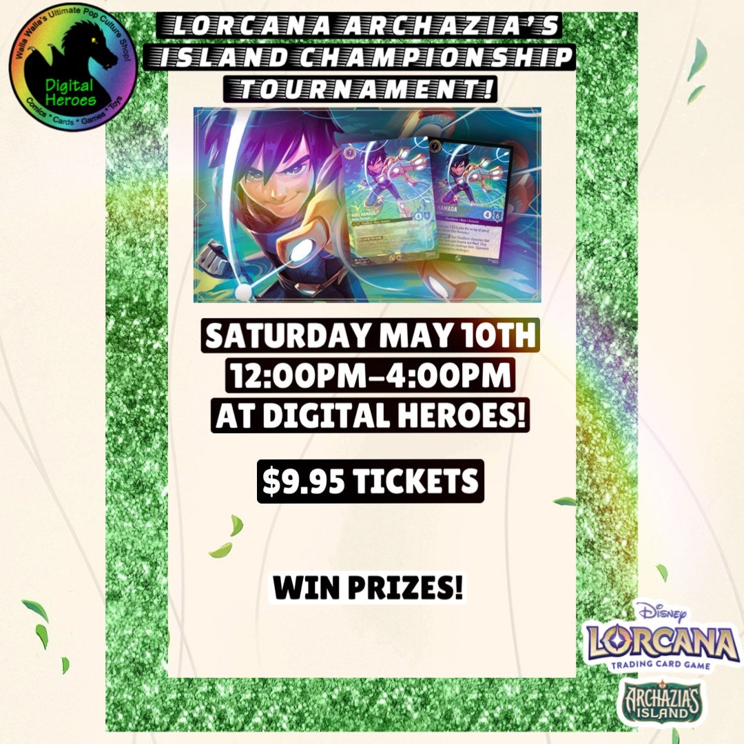 05/10/2025 12:00PM DH Lorcana Archazia's Island Championship Tournament Ticket