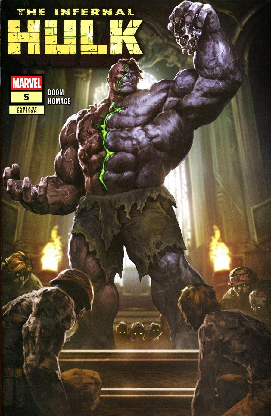 Infernal Hulk #5 Skan Doom Homage Variant