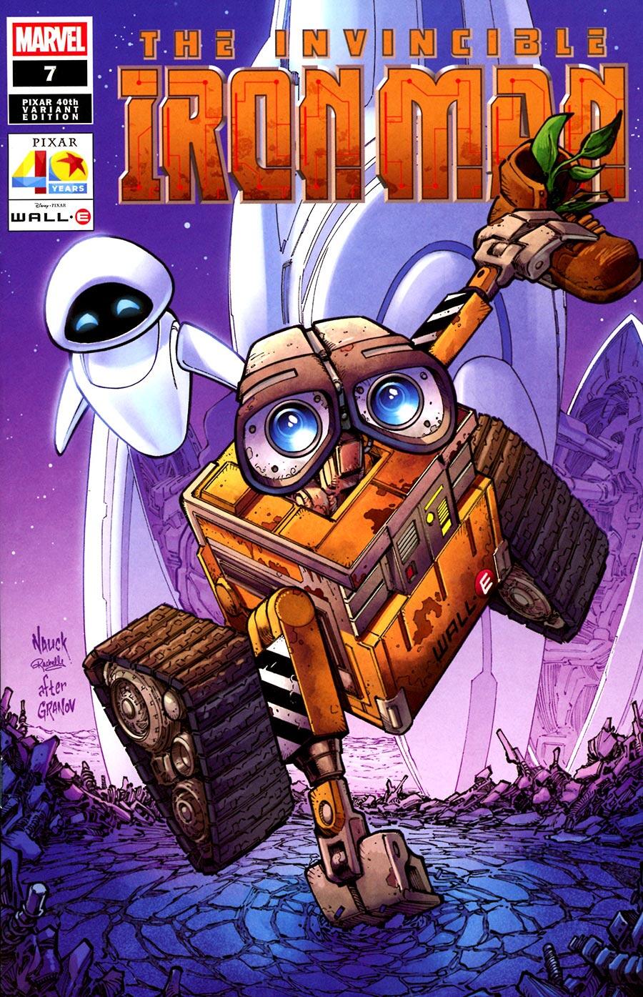 Iron Man #7 Todd Nauck Pixar 40 Th Variant