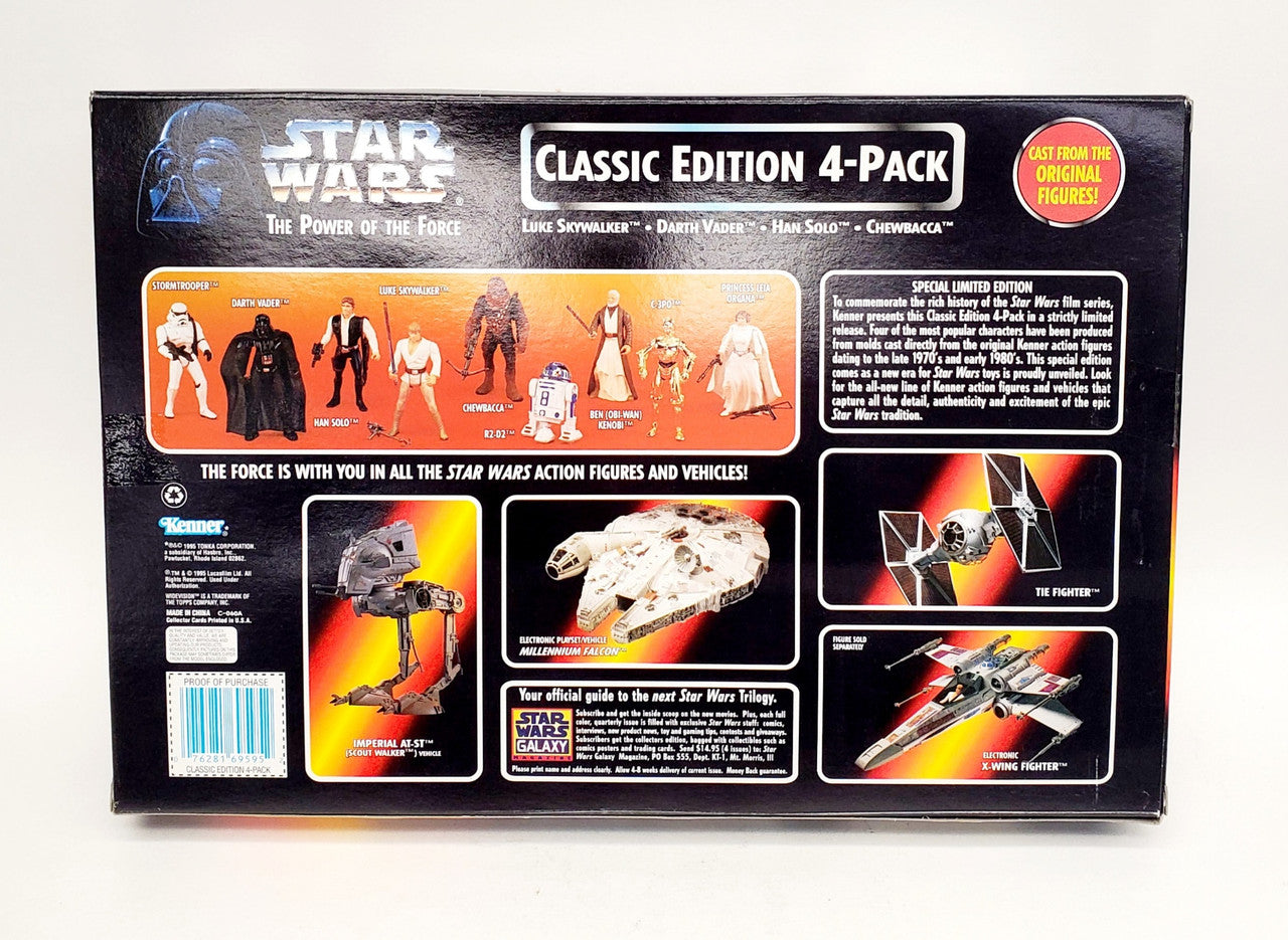 1995 Kenner Star Wars Power of the Force Classic Edition 4-Pack Action Figures