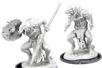 Critical Role Miniatures - Unpainted: Kuul'tevir Javilineer & Assassin