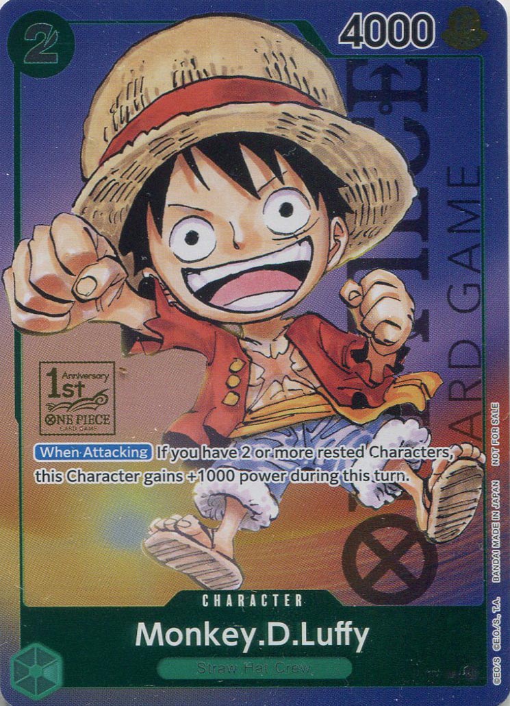 One Piece TCG Monkey.D.Luffy (037) (1st Anniversary Tournament)