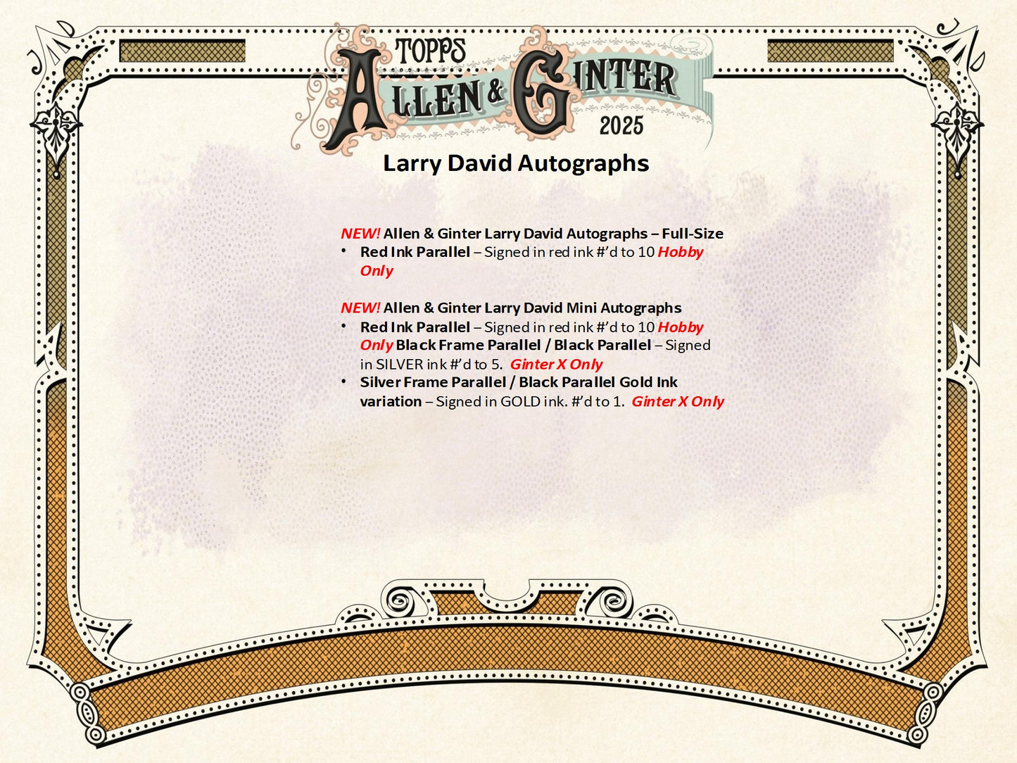 2025 Topps Allen & Ginter Baseball Hobby Box