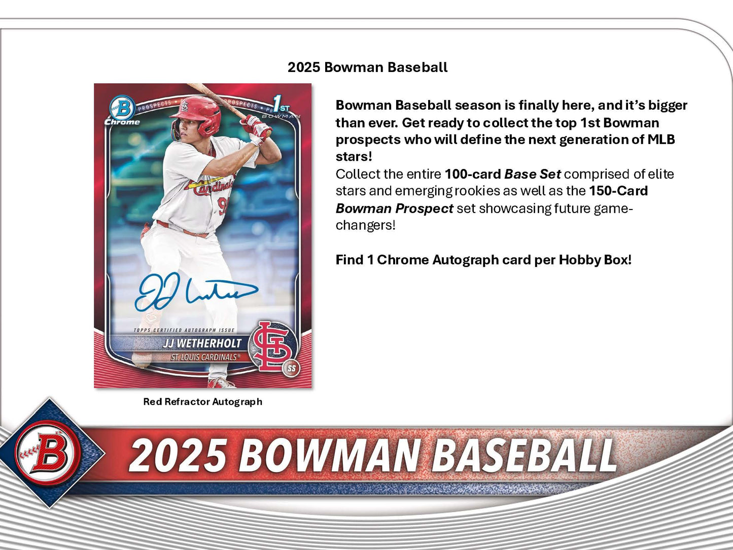 2025 Topps Bowman Baseball Hobby Box
