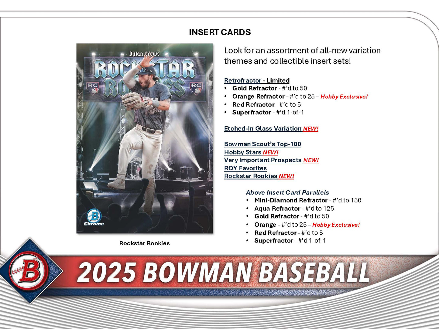 2025 Topps Bowman Baseball Hobby Box