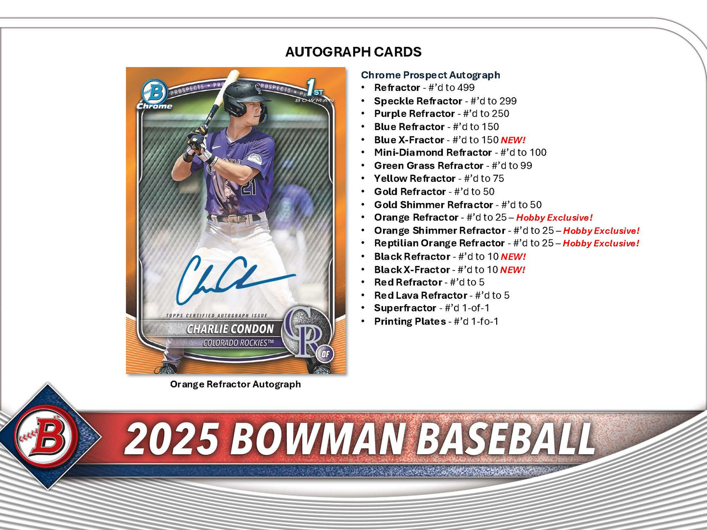 2025 Topps Bowman Baseball Hobby Box