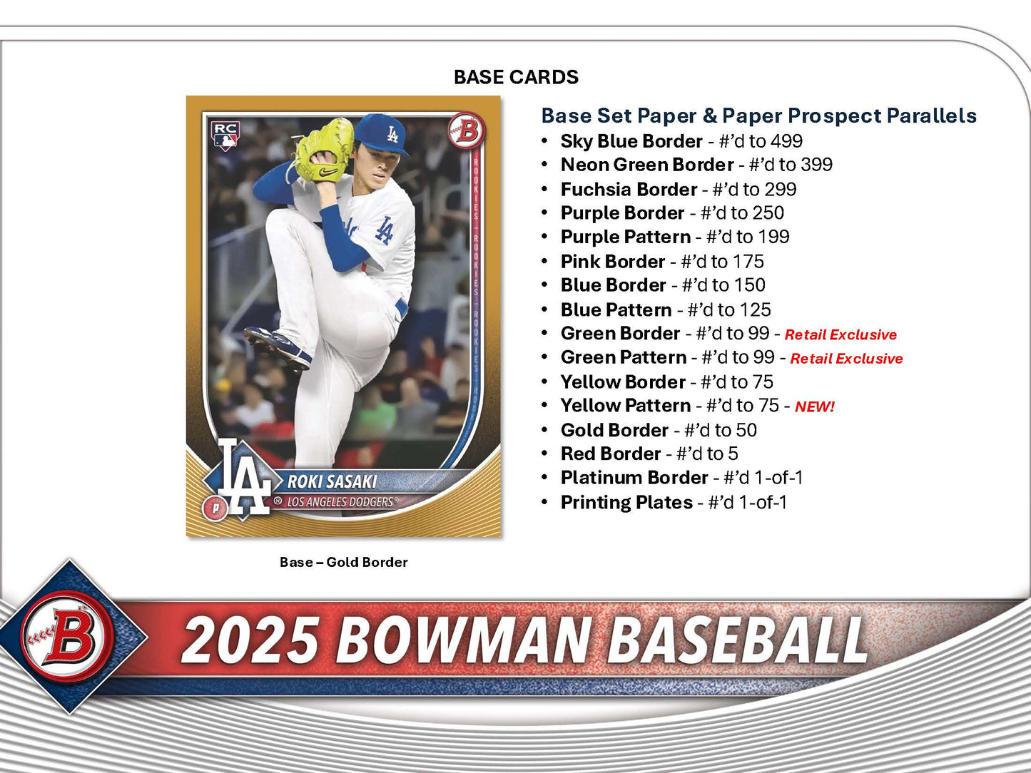 2025 Topps Bowman Baseball Mega Box