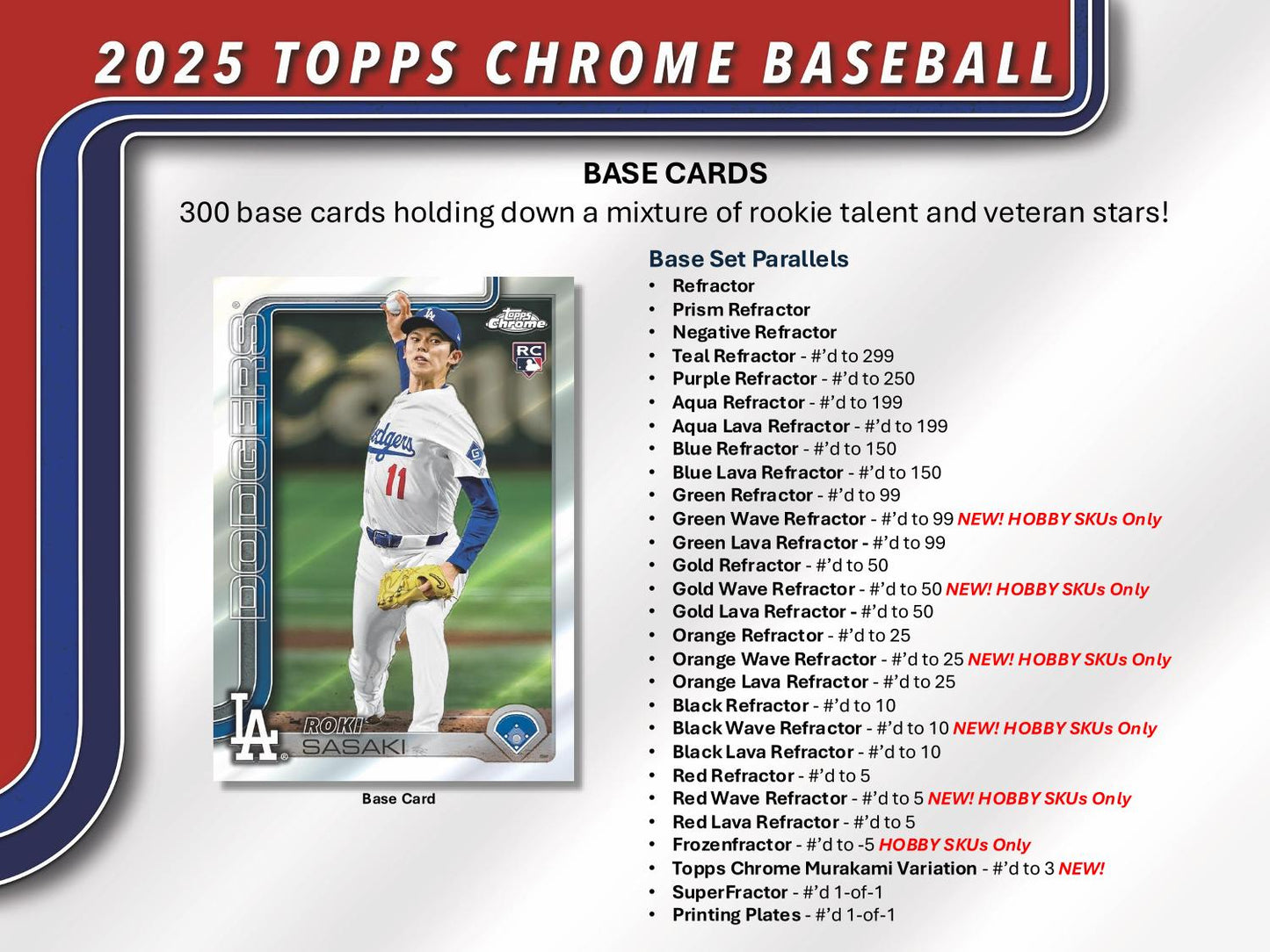 2025 Topps Chrome Baseball Hobby Pack