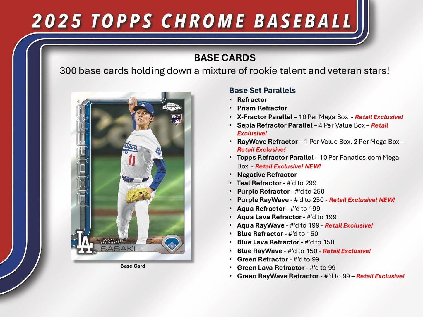 2025 Topps Chrome Baseball Value Blaster Box