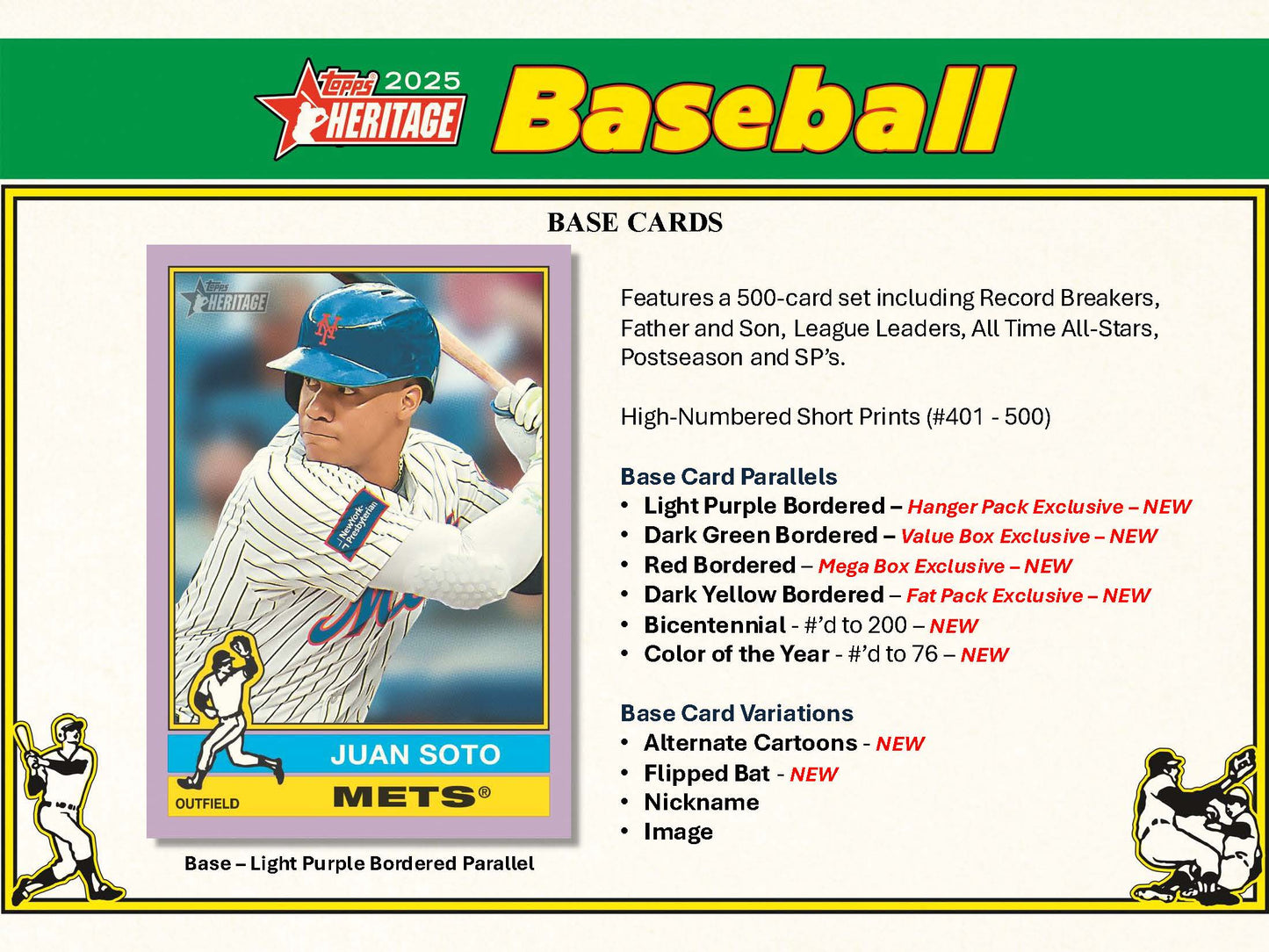 2025 Topps Heritage Baseball Value Blaster Box