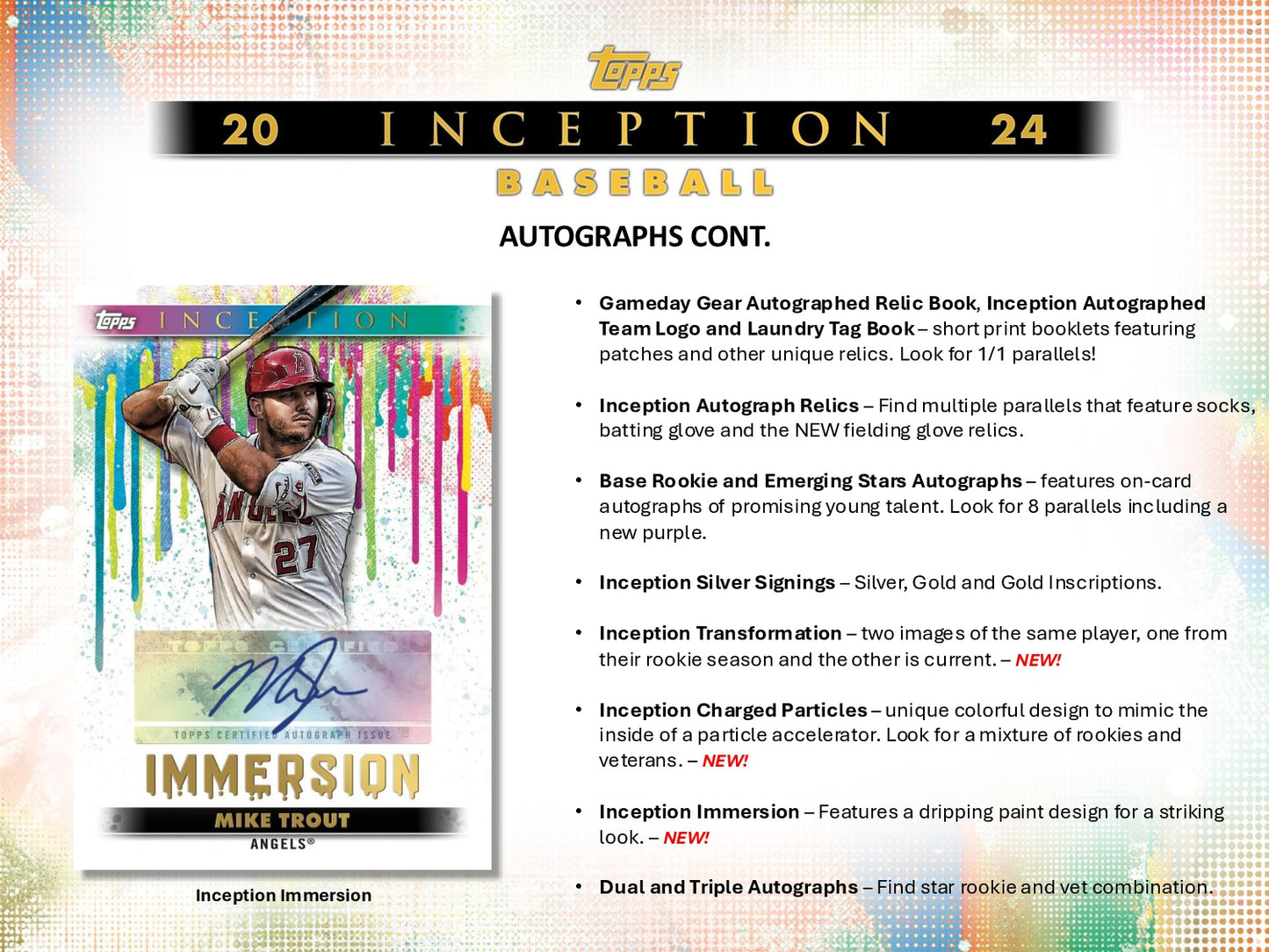 2024 Topps Inception Baseball Hobby Box