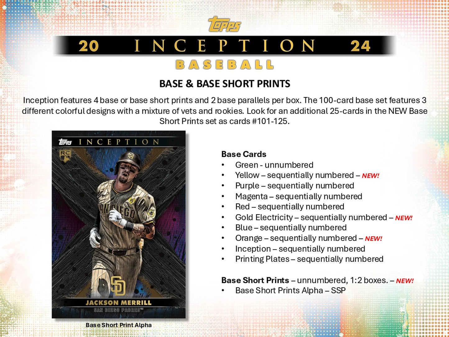 2024 Topps Inception Baseball Hobby Box