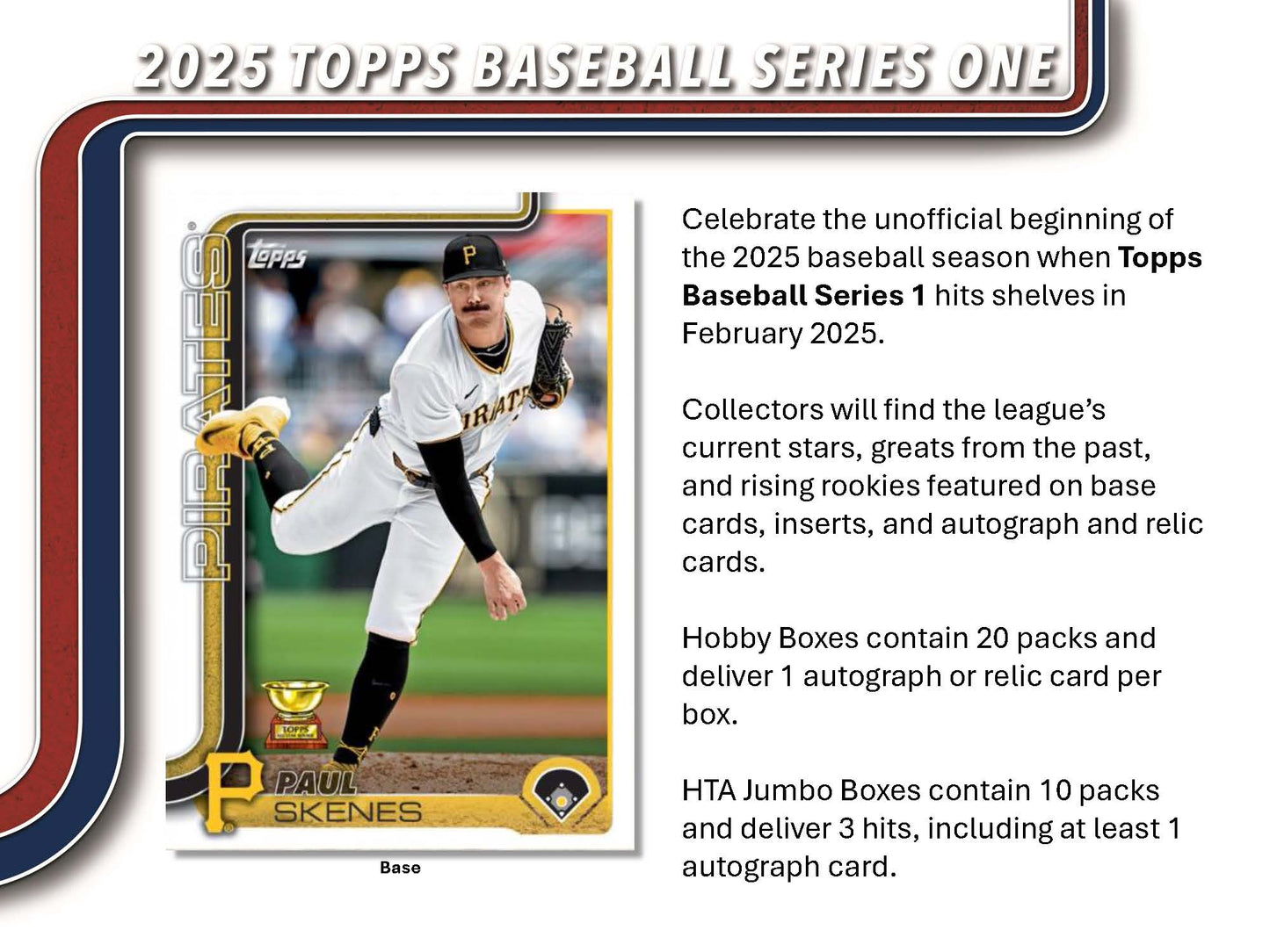 2025 Topps Series 1 Baseball HTA Jumbo Pack
