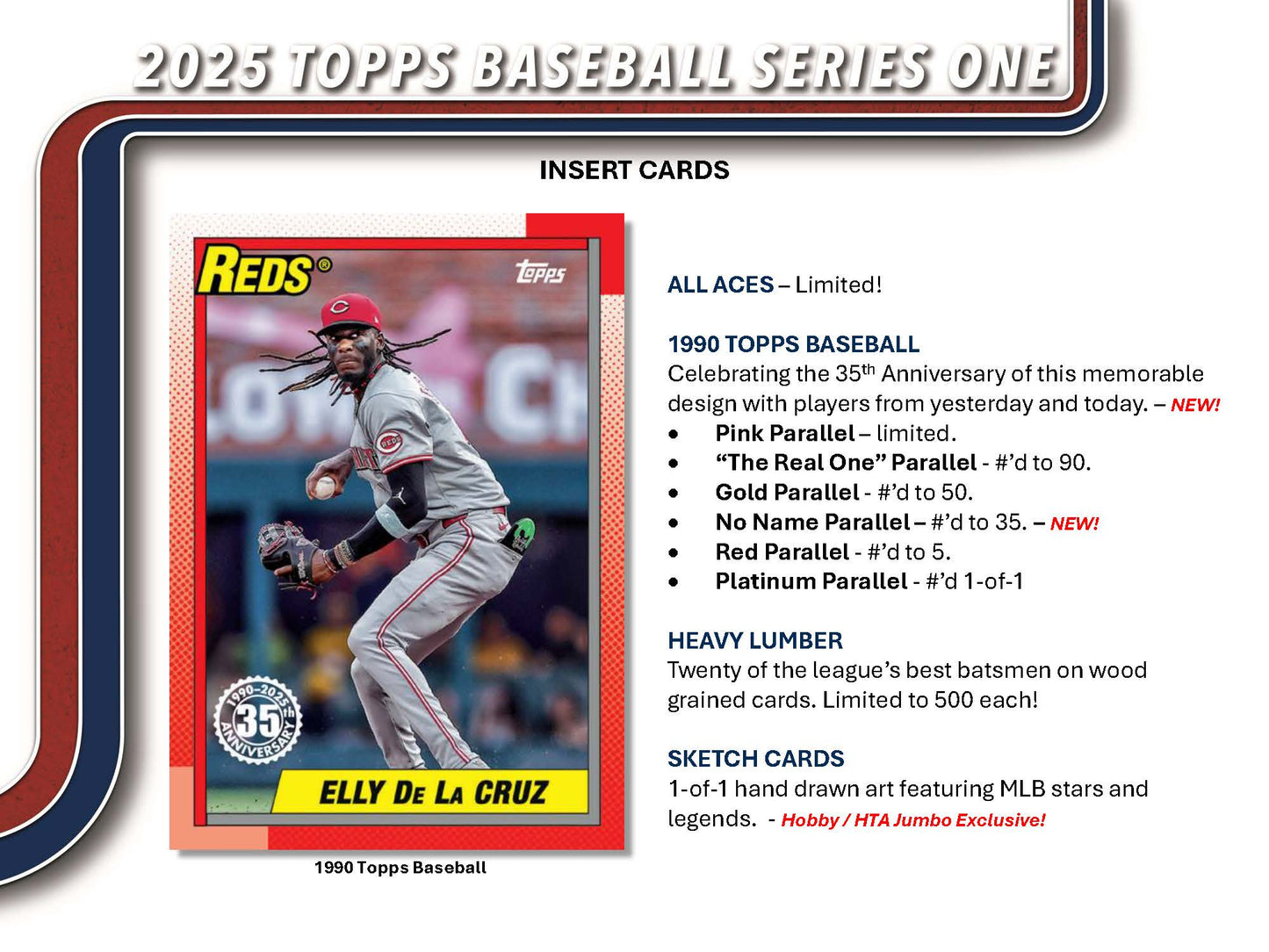 2025 Topps Series 1 Baseball HTA Jumbo Pack