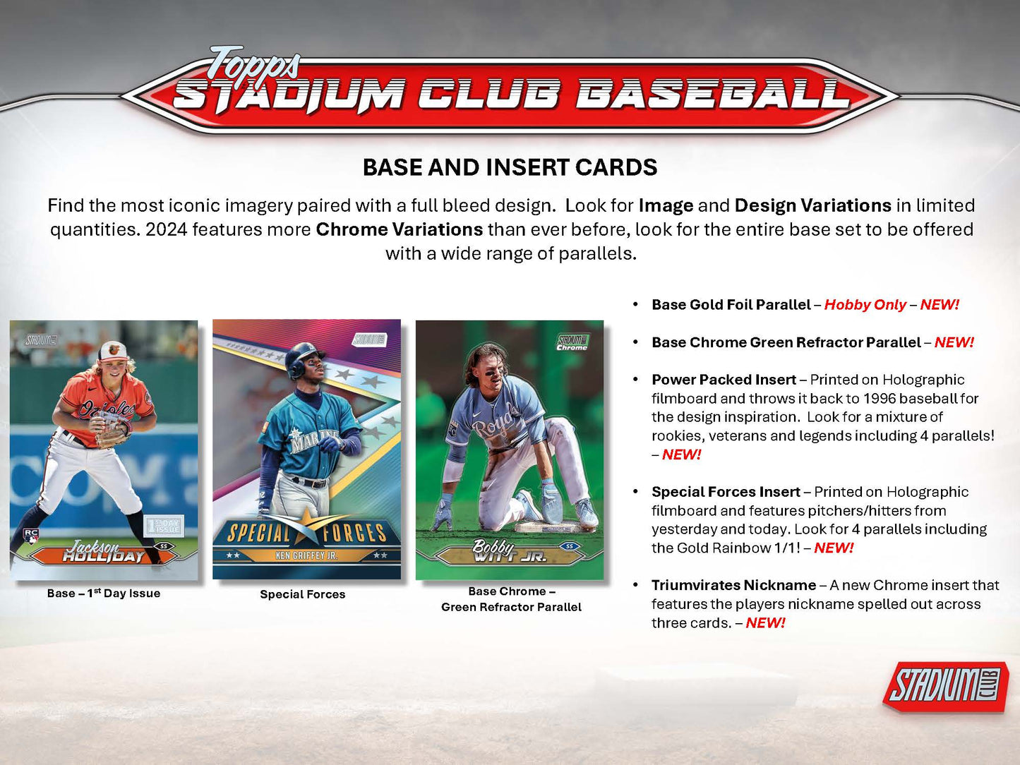 2024 Topps Stadium Club Baseball Hobby Pack