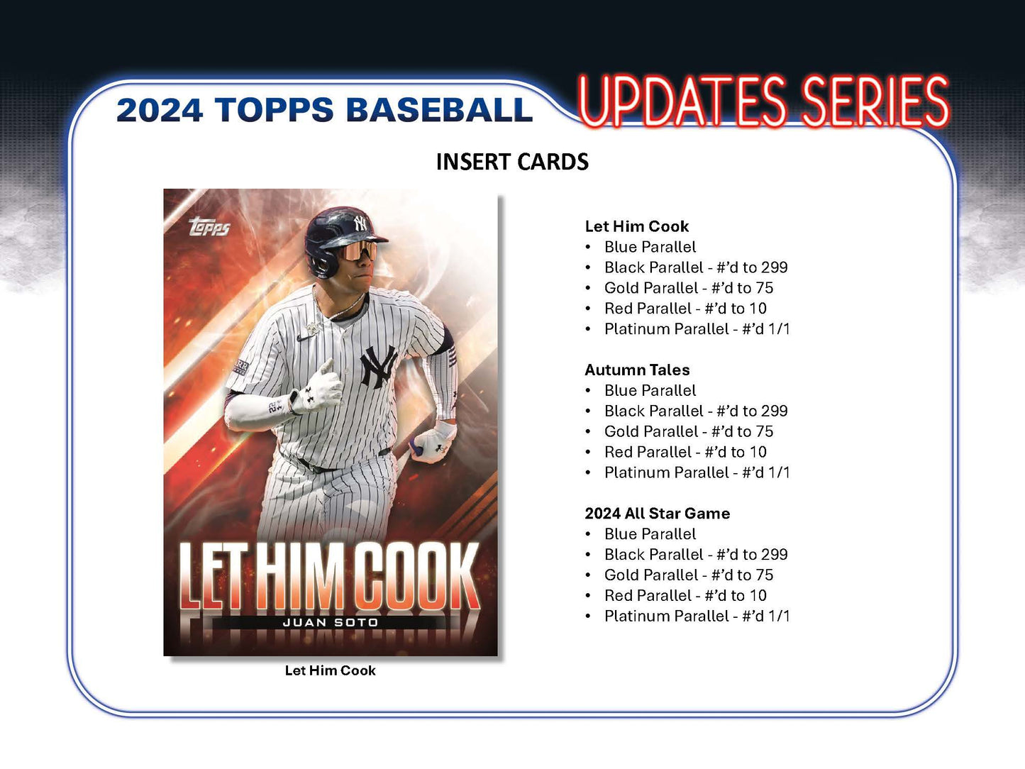 2024 Topps Update Series Baseball Hobby Pack