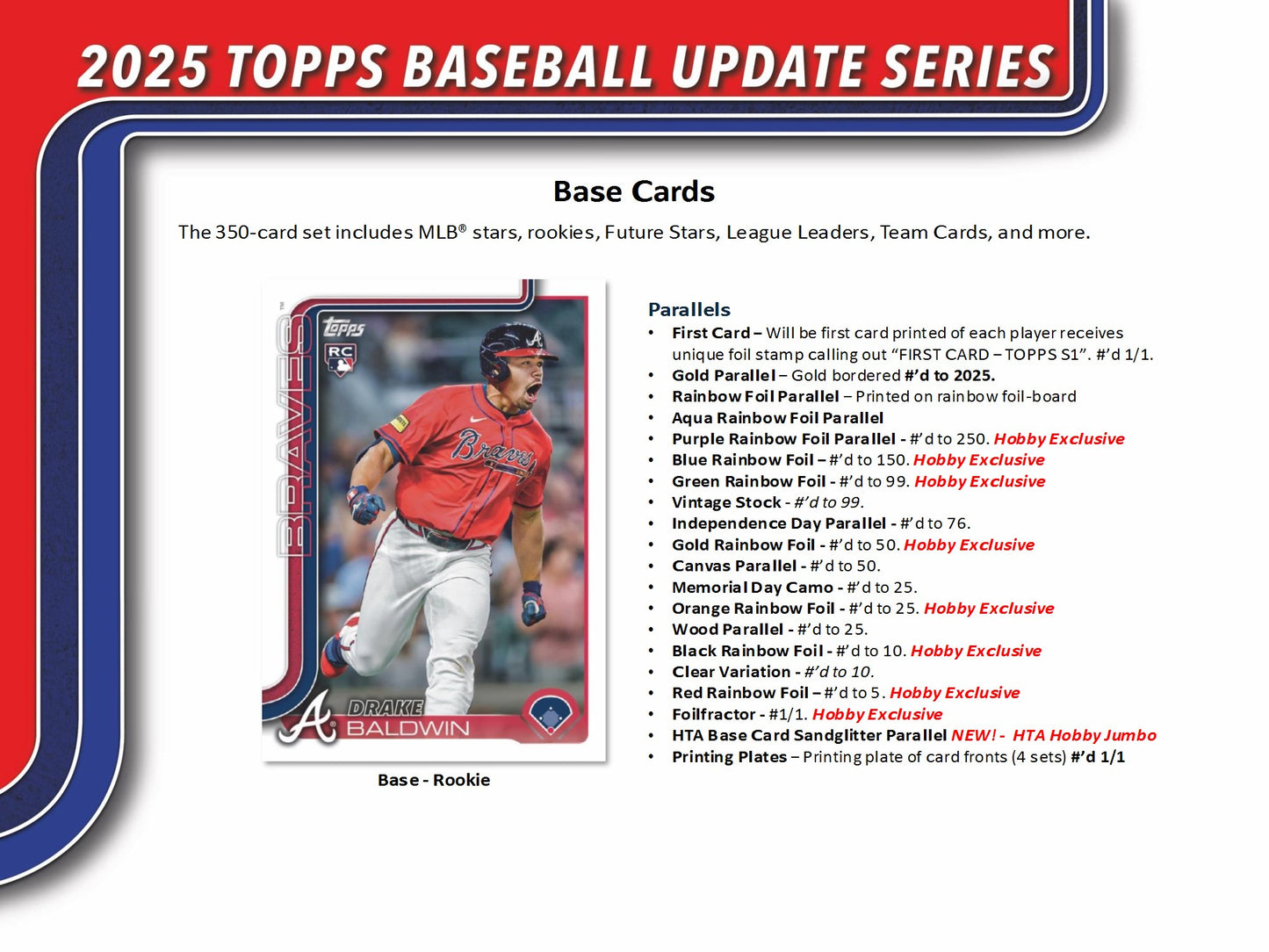 2025 Topps Update Baseball HTA Jumbo Box
