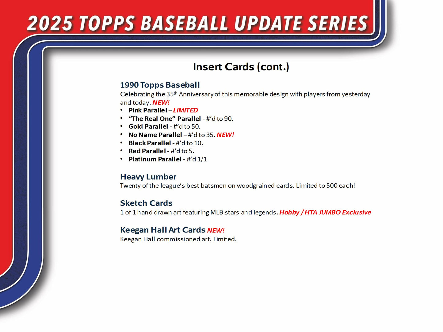 2025 Topps Update Baseball HTA Jumbo Box