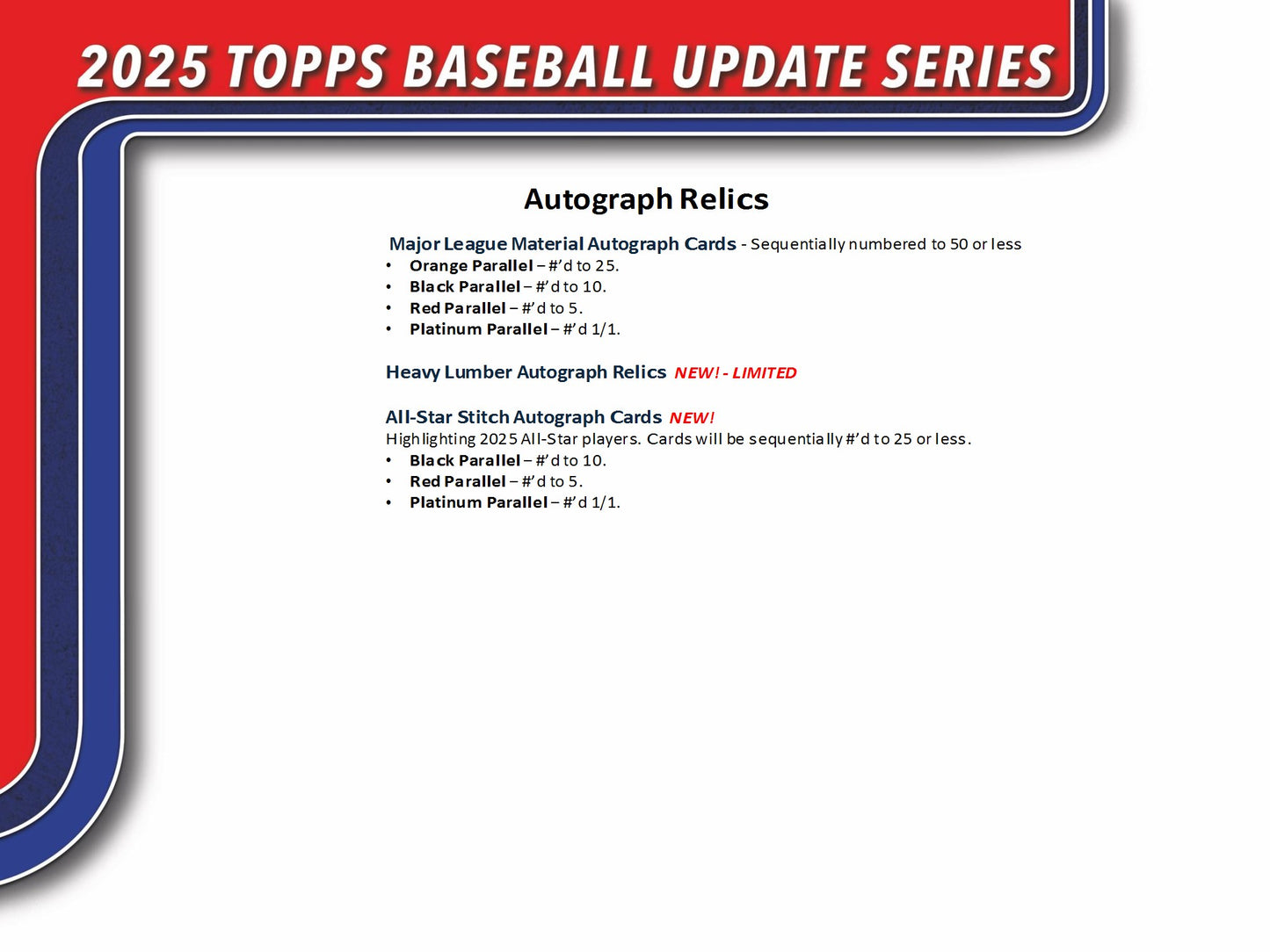 2025 Topps Update Baseball Value Blaster Box