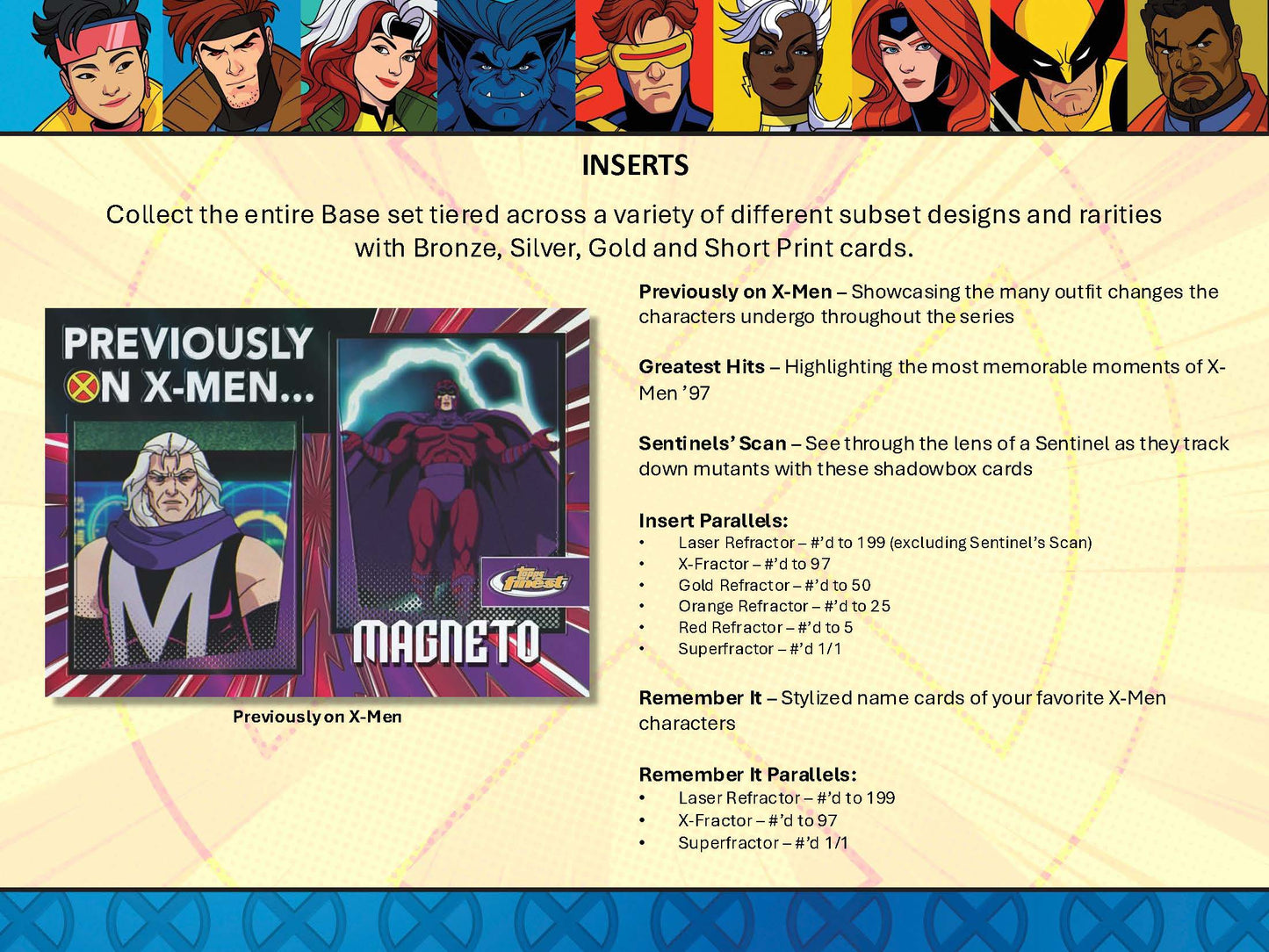2025 Topps Marvel X-Men '97 Finest Hobby Box