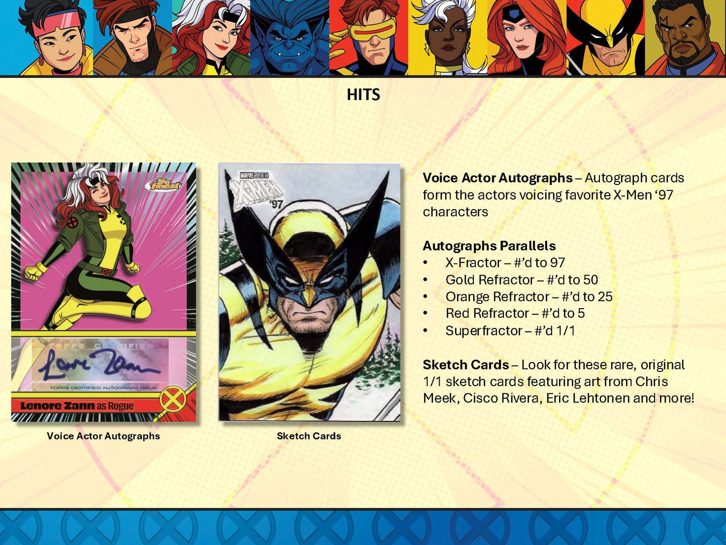 2025 Topps Marvel X-Men '97 Finest Hobby Box