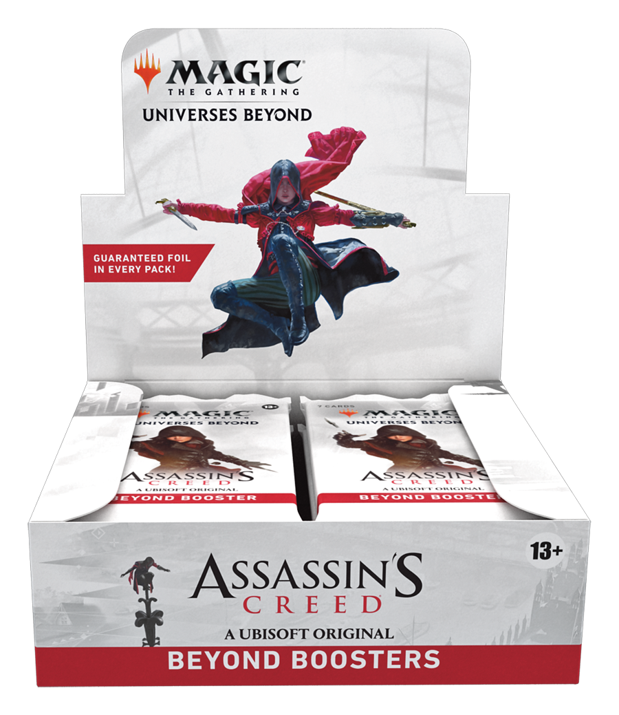 Magic: The Gathering MTG Universes Beyond: Assassin's Creed - Beyond Booster Display