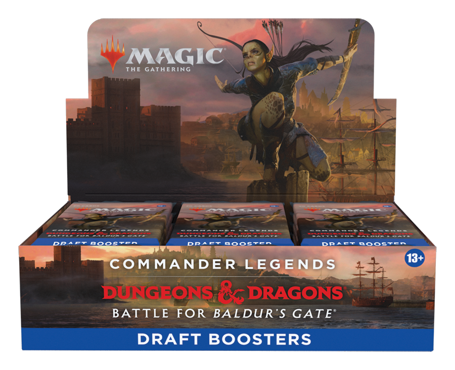 Magic: The Gathering MTG Commander Legends: Battle for Baldur's Gate - Draft Booster Display