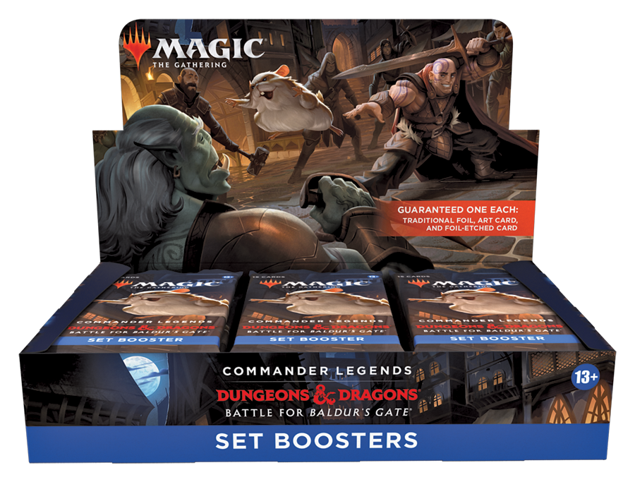 2022 MTG Commander Legends: Battle for Baldur's Gate - Set Booster Display
