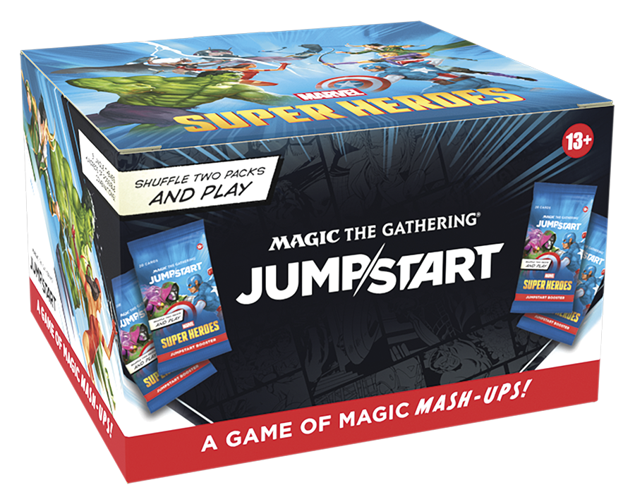 2026 Wizards Magic MTG Marvel Super Heroes Jumpstart Booster Display B –  Digital Heroes