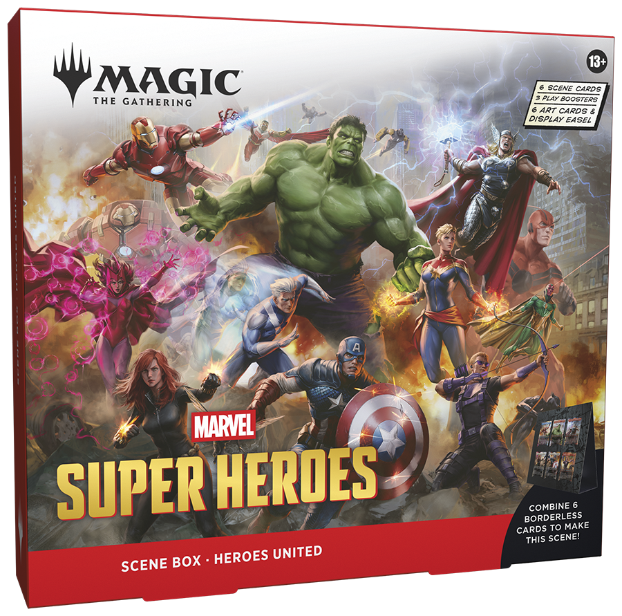2026 Wizards Magic MTG Marvel Super Heroes United Scene Box
