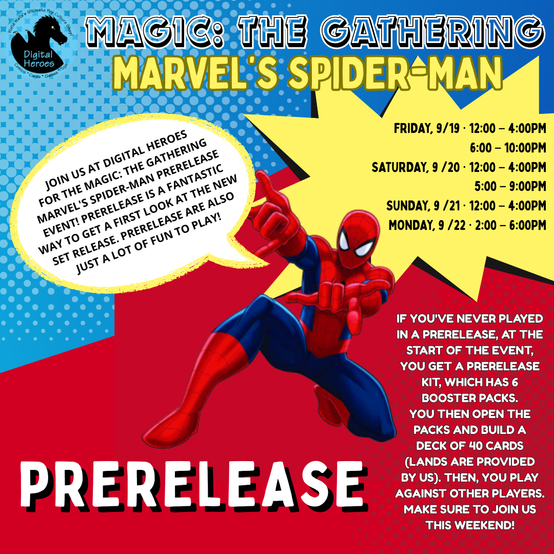 09/22/2025 2:00PM MTG Marvel's Spider-Man Prerelease Ticket