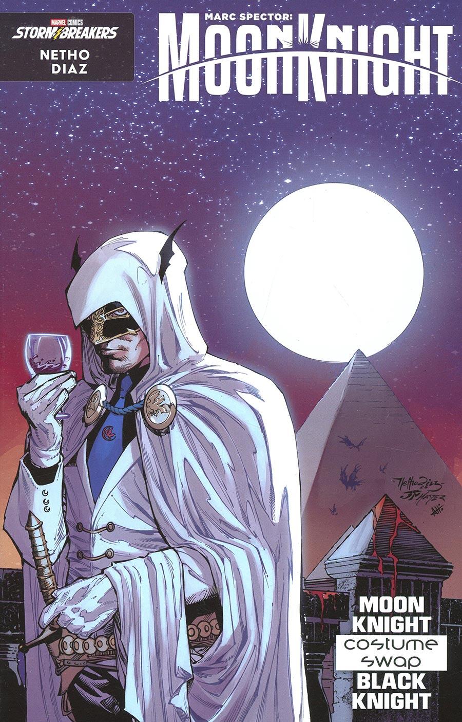 Marc Spector: Moon Knight #6 Netho Diaz Hellfire Costume Swap Variant
