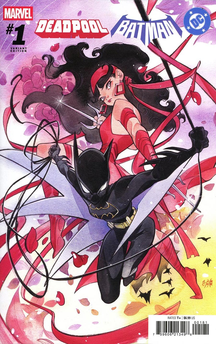 Marvel/DC: Deadpool/Batman #1 Peach Momoko Variant