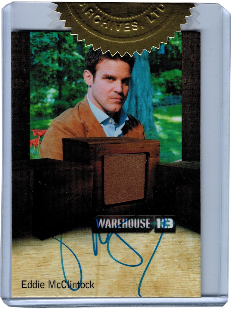 Warehouse 13 Season 3 Autograph Costume Card Eddie McClintock as Pete Lattimer