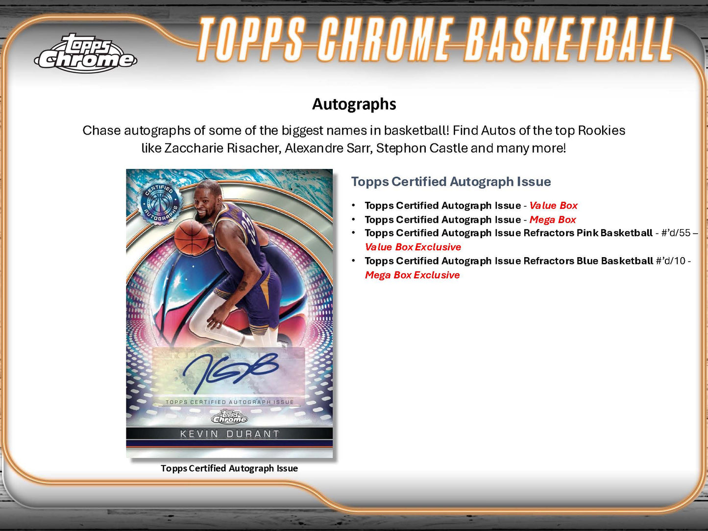 2024-25 Topps Chrome Basketball Value Blaster Box