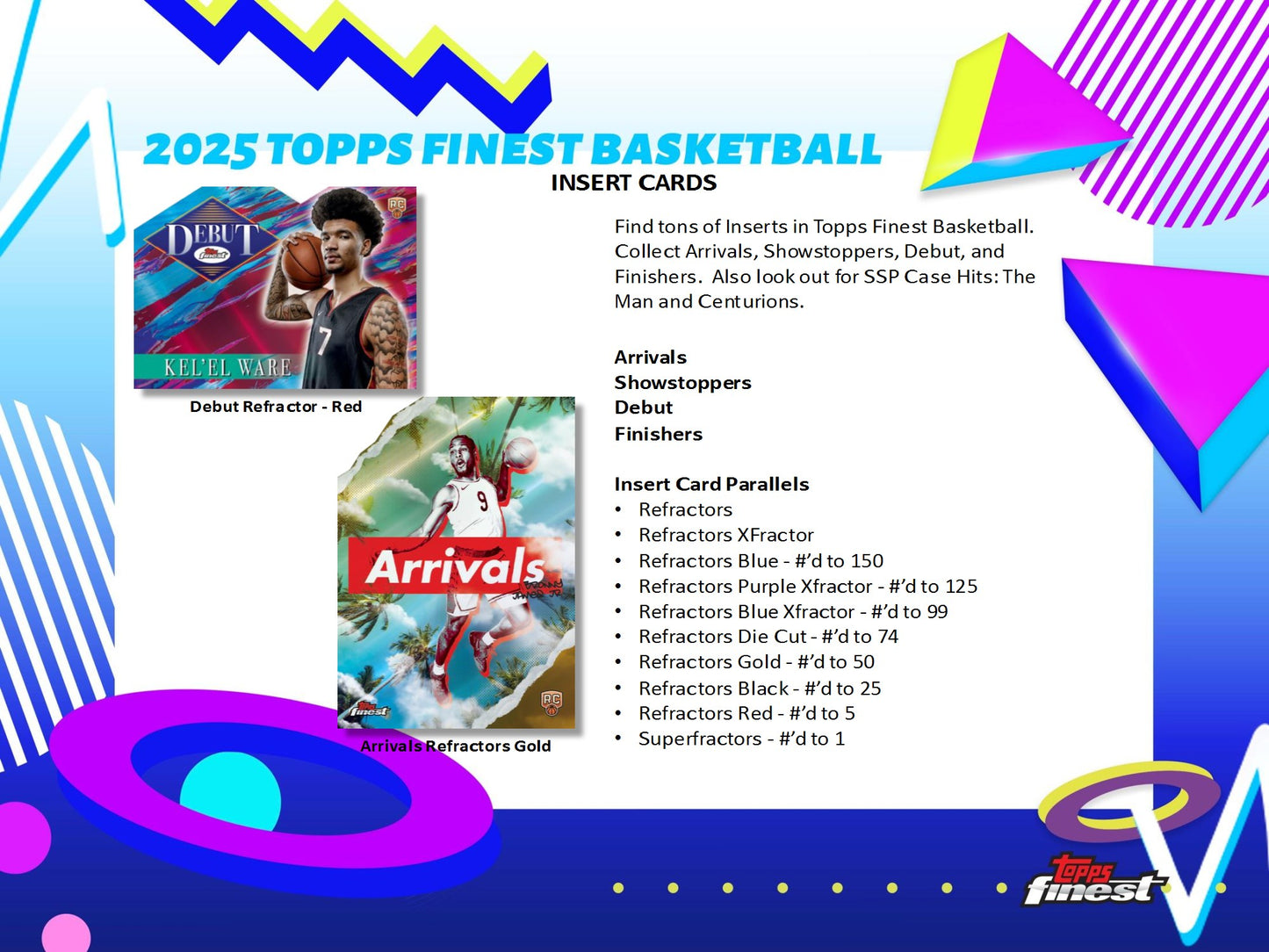 2024-25 Topps Finest NBA Basketball Hobby Box