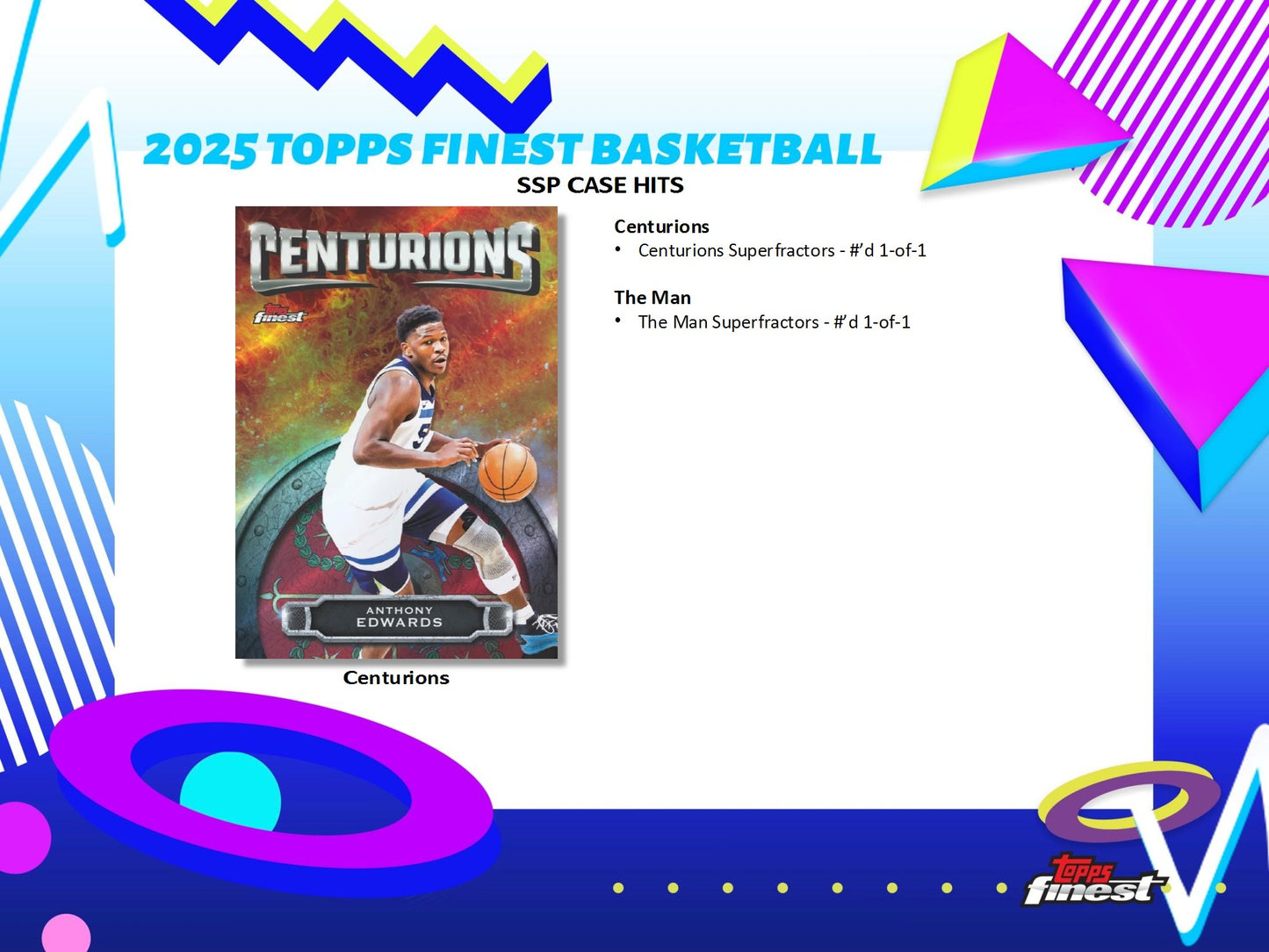 2024-25 Topps Finest NBA Basketball Hobby Box