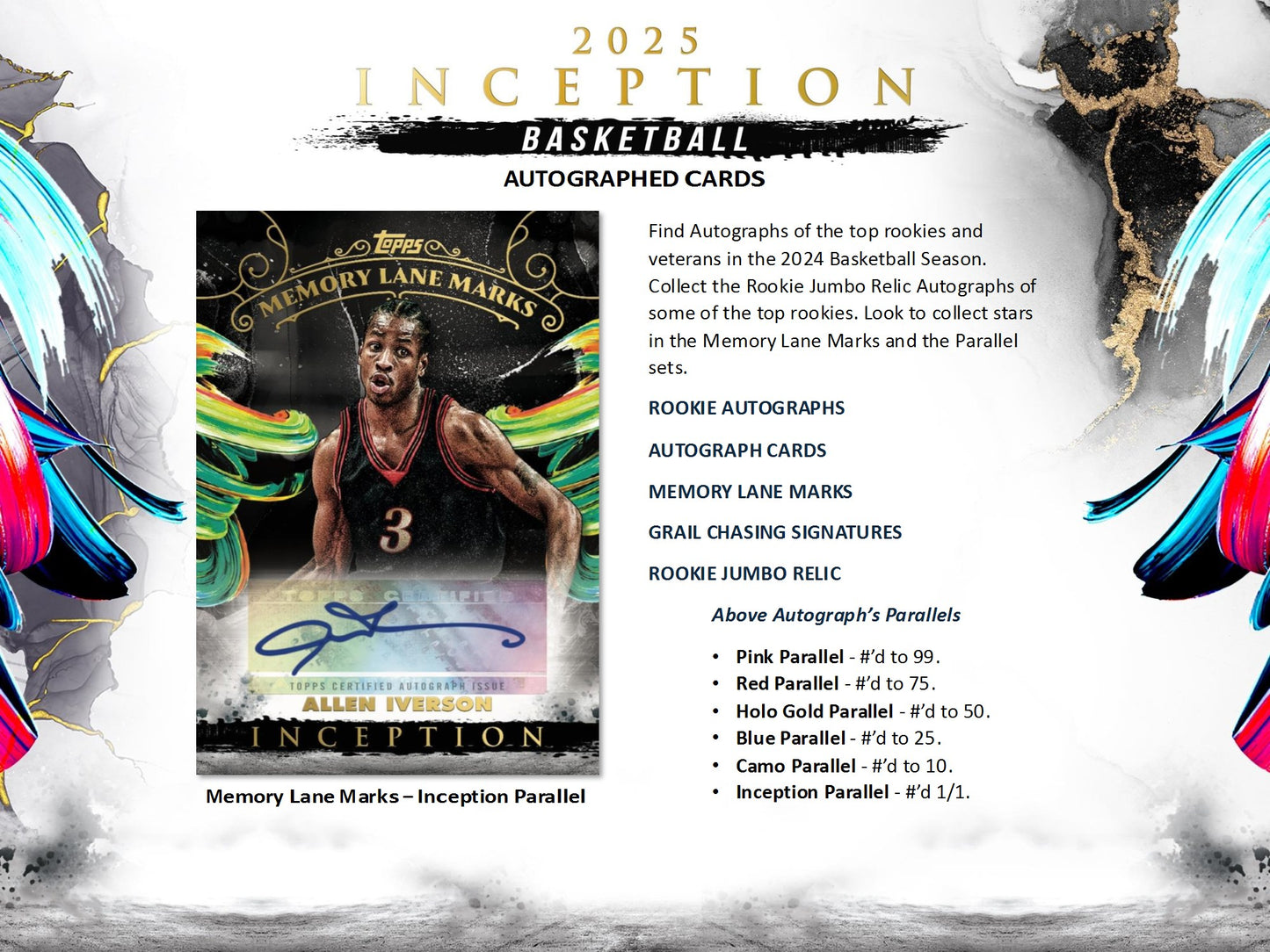 2024-25 Topps Inception NBA Basketball Hobby Box