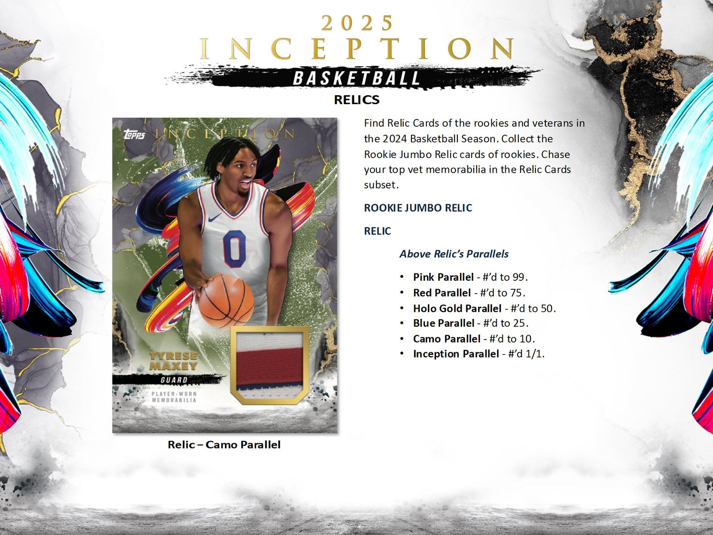 2024-25 Topps Inception NBA Basketball Hobby Box