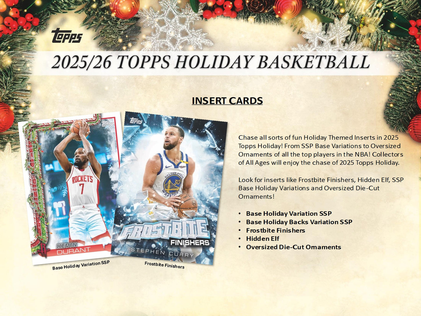 2025-26 Topps NBA Basketball Holiday Mega Box