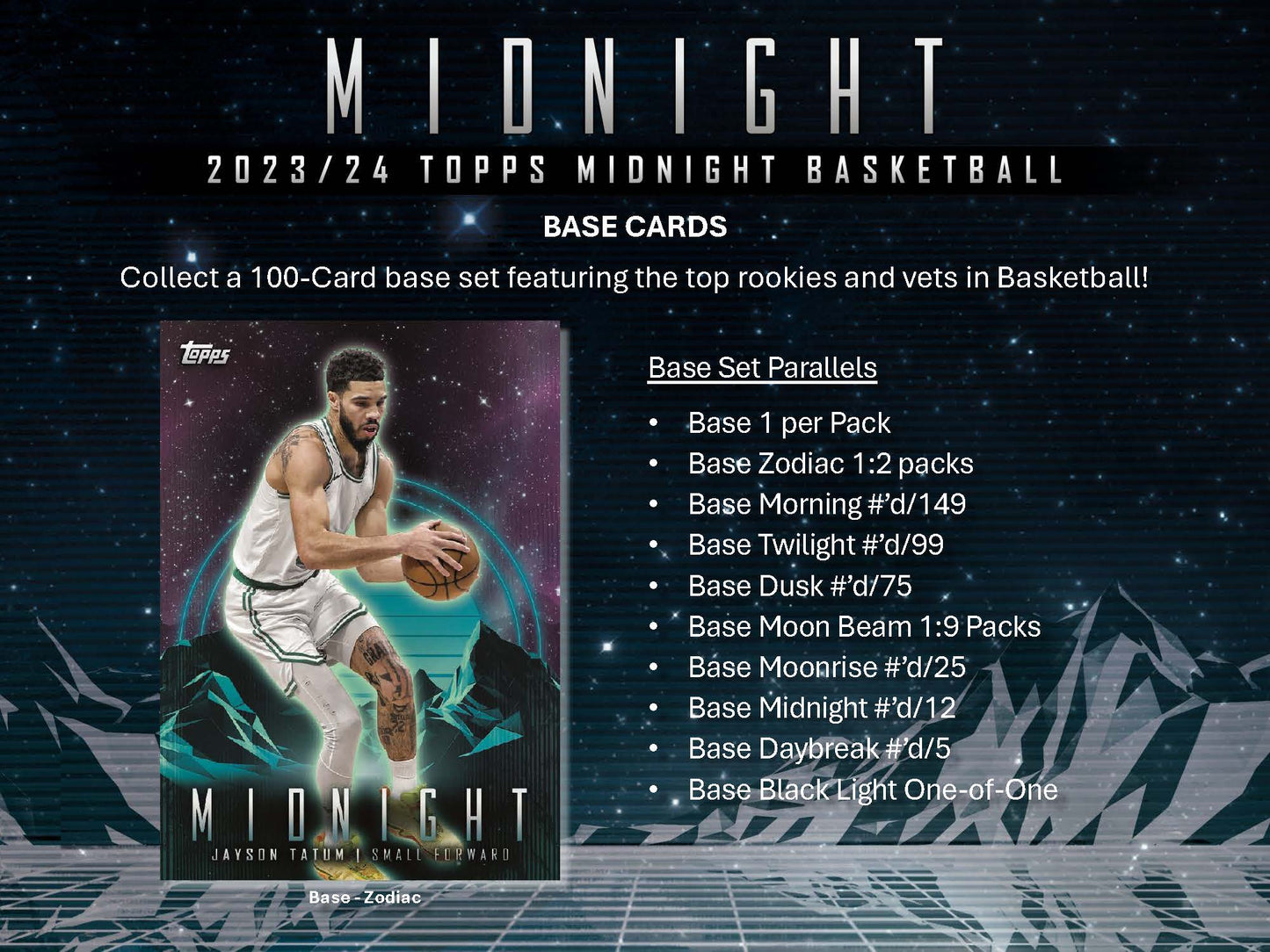 2024-25 Topps Midnight Basketball Hobby Box