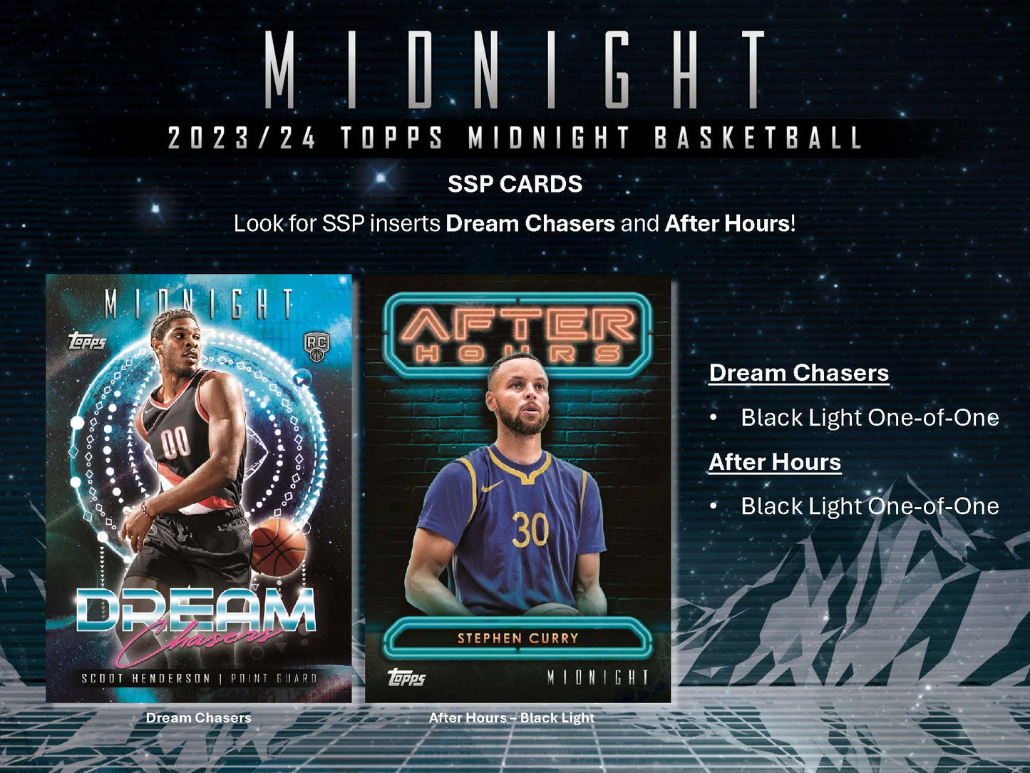 2024-25 Topps Midnight Basketball Hobby Box