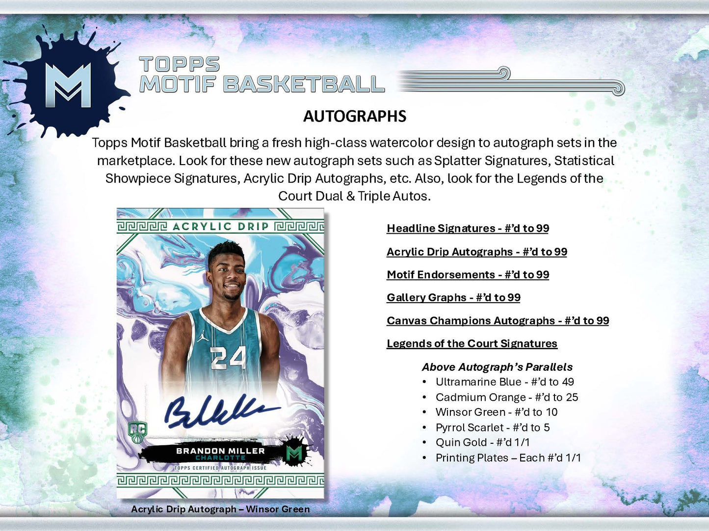 2023-24 Topps Motif Basketball Hobby Box