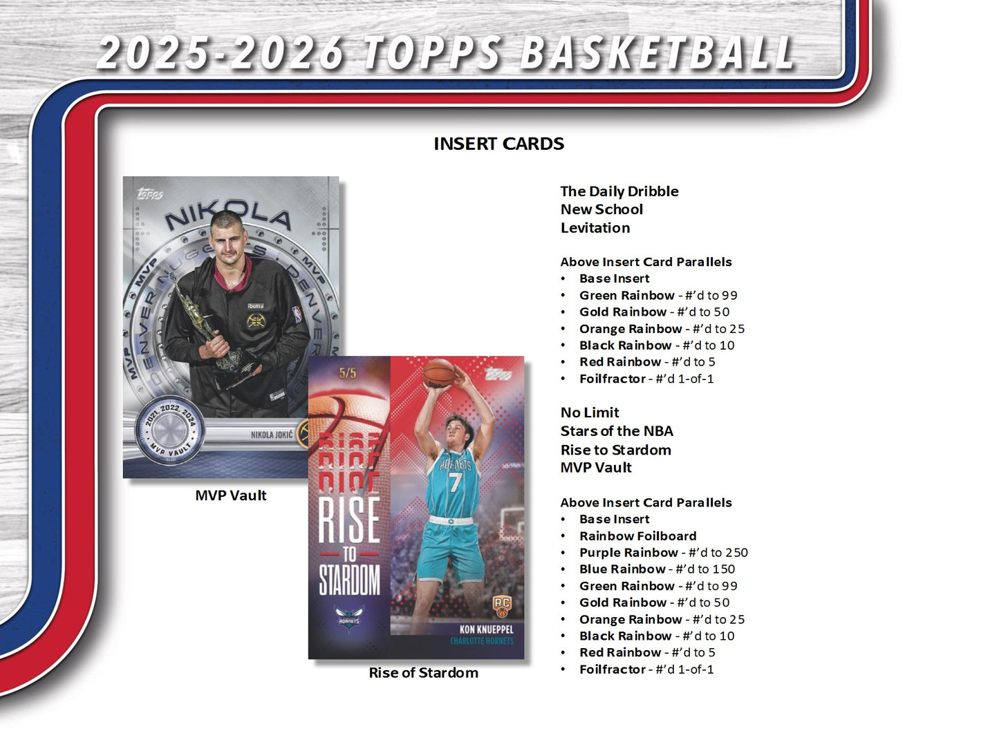 2025-26 Topps NBA Basketball Hobby Box